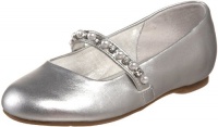 Nina Nataly Ballet Flat (Toddler/Little Kid),Silver Soft Nappa,11.5 M US Little Kid