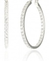 Myia Passiello Essentials Swarovski Zirconia Round Hoop Earrings