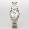 Fossil Women's AM4183 Two-Tone Quartz Mother-of-Pearl Dial Watch