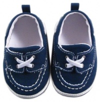 Luvable Friends Boy's Slip-on Shoe for Baby, Navy