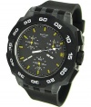 Swatch Men's SUIB414 Rubber Analog with Black Dial Watch