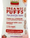 Happy Baby Gluten-Free Organic Puffs, Strawberry Puffs, 2.1-Ounce Containers (Pack of 6)