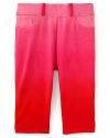 Flowers By Zoe Toddler Girls' Five Pocket Capri Pants - Sizes 2T-4T