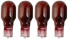 Moonrays 11691 4-Watt Wedge Base Light Bulbs , 4 Pack, Red