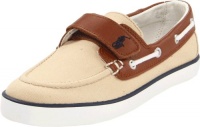 Polo by Ralph Lauren Sander Ez Boat Shoe (Little Kid),Khaki Wax Canvas/Tan Leather,11 M US Little Kid