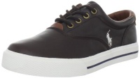 Polo by Ralph Lauren Vaughn Lace-Up Sneaker (Toddler/Little Kid/Big Kid),Brown,7.5 M US Toddler