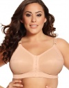 Goddess Plus Size wirefree front-hook bra