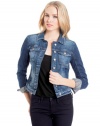 GUESS Brittney Denim Jacket in Rydell Wash, RYDELL WASH (XS)