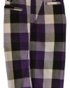 Nike 6.0 Boys Plaid Shorts Purple-12