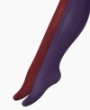 A complement to her cute looks, these Ralph Lauren microfiber tights offer comfort and style.