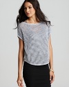 Boasting an open knit, this James Perse top is the perfect lightweight layer for summer.