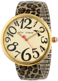 Betsey Johnson Women's BJ00039-02 Analog Leopard Expansion Band Watch