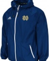 Notre Dame Fighting Irish NCAA Mens Adizero Lightweight Winbreaker, Navy