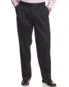 Savane Men's Big No-Iron Pleated Twill Pant