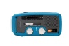 Etón FR160BL Microlink Self-Powered AM/FM/NOAA Weather Radio with Flashlight, Solar Power and Cell Phone Charger (Blue)