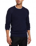 Calvin Klein Sportswear Men's Ottoman Intarsia Crew Neck Sweater