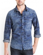 GUESS Camo Denim Shirt