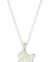 Dogeared Jewels and Gifts Reminder Live in the Moment Sterling Silver Turtle Pendant Necklace