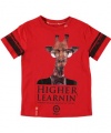 LRG Higher Learnin' T-Shirt (Sizes 8 - 20) - red, 10 - 12