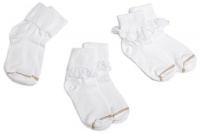 Gold Toe Girls 7-16 3 Pack Dressy Turn Cuff socks