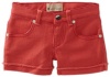 Roxy Kids Girls 7-16 Teenie Wahine Desert Suns Short, Bright Coral, Large