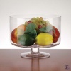 Badash Mouth Blown Trifle Bowl, Diameter 8-Inch