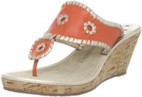 Jack Rogers Women's Del Mar Mid Cork Wedge Sandal