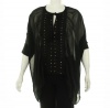 Free People Dolman Sleeve Jacket Black Medium/Large