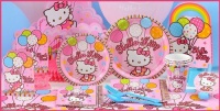 Hello Kitty Party Supplies Tableware For 16 Guests