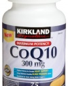 Kirkland Signature Maximum Potency CoQ10 (300 mg), 75-Count Softgels