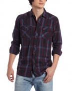 ambiguous Men's Alistair Long Sleeve Woven Shirt