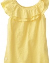 Lilly Pulitzer Girls 7-16 Mini Wynne Knit Top, Starfruit Yellow, Large