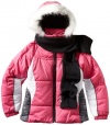 London Fog Girls 7-16 Bubble Jacket, Pink, 7-8