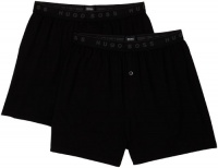 HUGO BOSS Men's Boxer BF 2 Pack, Black, Large