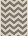 Safavieh CY6244-246 Courtyard Collection Indoor/Outdoor Area Rug, 2-Feet 7-Inch by 5-Feet, Grey and Beige