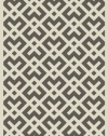 Safavieh CY6915-236-5 Courtyard Collection Grey and Ivory Indoor/Outdoor Area Rug, 5-Feet 3-Inch by 7-Feet 7-Inch