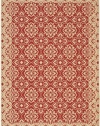 Safavieh CY6550-28 Courtyard Collection Indoor/Outdoor Area Rug, 2-Feet by 3-Feet 7-Inch, Red and Cream