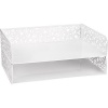 Design Ideas Vinea Letter Tray, White