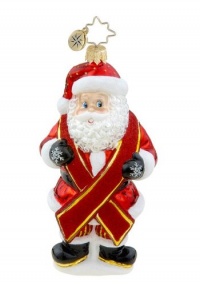 Christopher Radko Charity Claus Aids Awareness Ornament