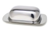 StainlessLUX 75111 Stainless Steel Covered Butter Dish, 7.25 by 4.85 by 2.25-Inch, Brilliant Finish