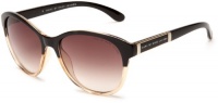 Marc by Marc Jacobs Women's MMJ 225/S 0YSA Cat Eye Sunglasses,Black Beige Frame/Brown Gradient Lens,One Size