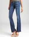 Hudson reaches denim nirvana with their signature bootcut jeans, tailored to perfection with back flap pockets.