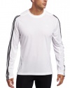 adidas Men's Response Long-Sleeve Crew Jacket Down Tee