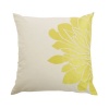 Blissliving Home Gemini Pillow, Citron, 18 by 18 Inches