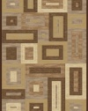 Area Rug 2x7 Runner Contemporary Brown Color - Momeni Dream Rug from RugPal