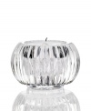 Inspired by the notched bezels of a luxury watchband, this Marquis by Waterford votive defies time with upright cuts and a clean silhouette in radiant crystal.