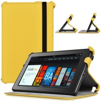 CaseCrown Ace Flip Case (Scorching Yellow) for Amazon Kindle Fire