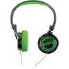 Coby CV400GRN jammerz Streets Urban Style Deep Bass Headphones, Green