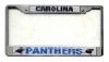 Rico Carolina Panthers Chrome License Plate Frame