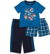 Carter's Boys Shorts and Pants 3 Piece Shark Pajama Set Kids 4-7 (5)